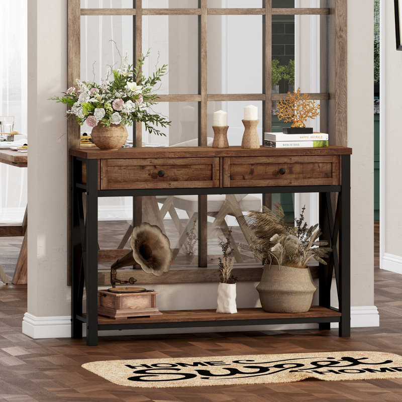 Oak foyer table cheap